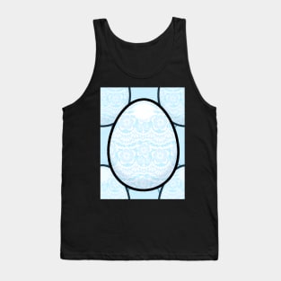 Blue Spring Easter Eggs Tank Top